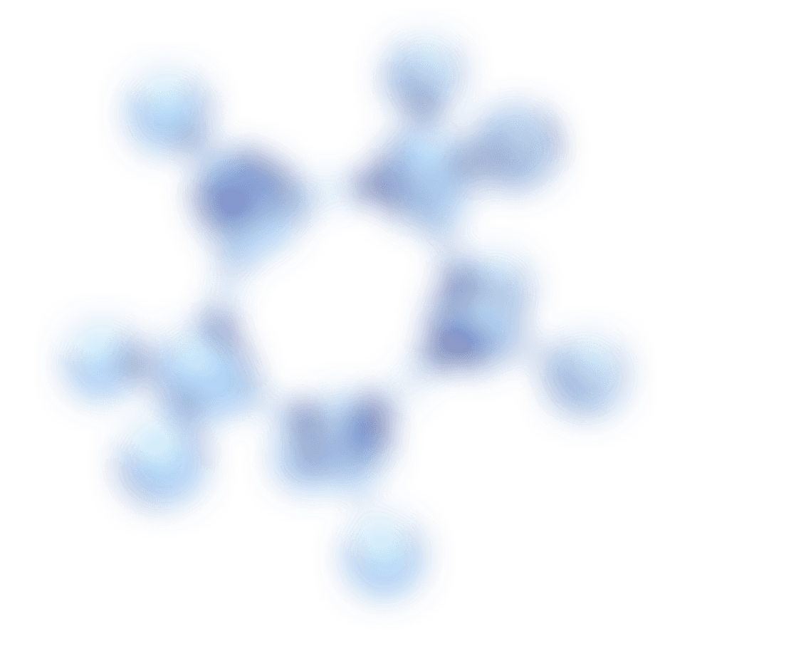 blurred molecule